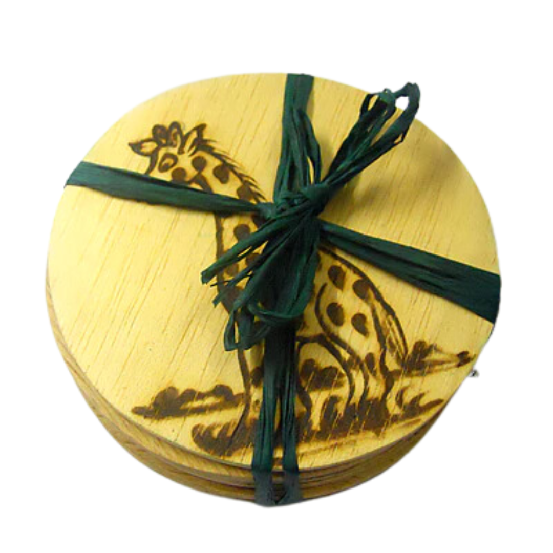Pack of 4 Giraffe Coasters