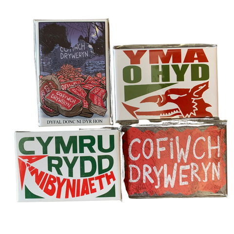 Cofiwch Dryweryn + more - Pack of 4 Magnets