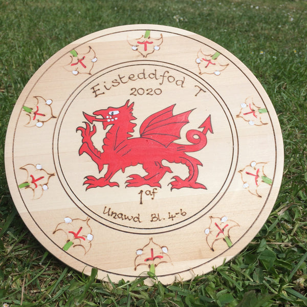 Large Welsh Dragon Plate