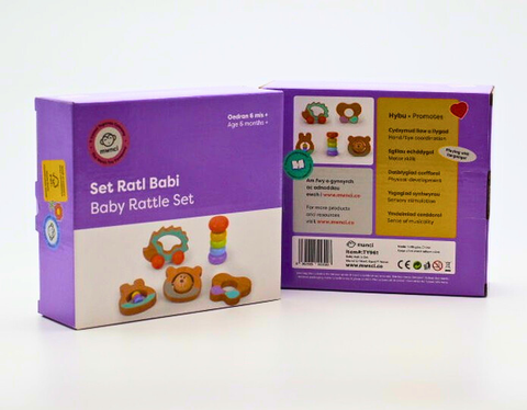 Set Teganau Cyntaf Babi - Set Ratl Babi