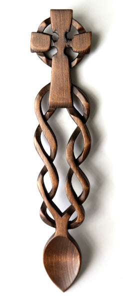 Large Celtic Cross Lovespoon - 026