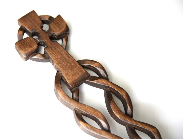 Large Celtic Cross Lovespoon - 026