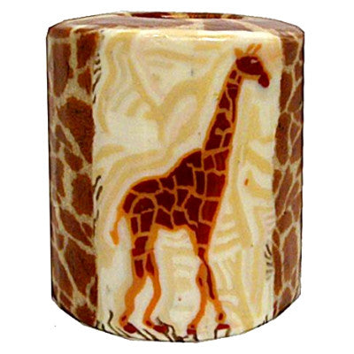 Giraffe Pillar Candle