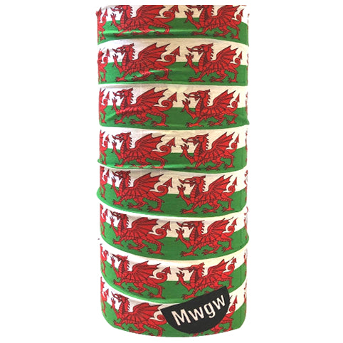 Bandana MWGW - Baner Cymru