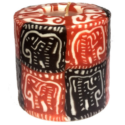 Elephant Pillar Candle