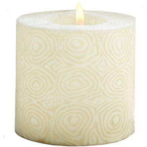 White Pillar Candle