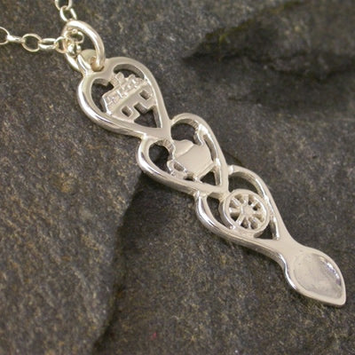 Tlws Llwy Garu Croeso (Arian) - 055a